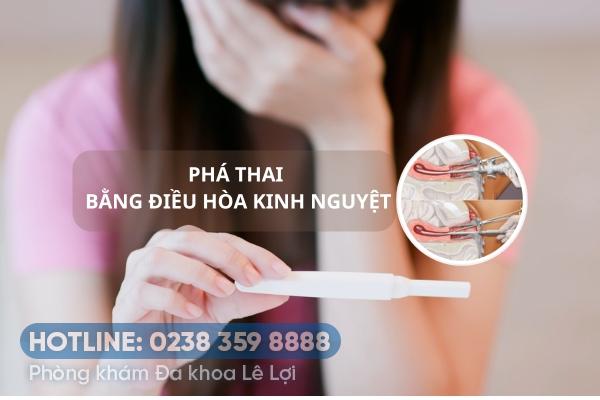 Phương pháp phá thai bằng điều hòa kinh nguyệt