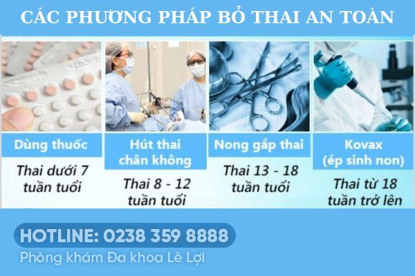 Phá thai tuần nào an toàn?